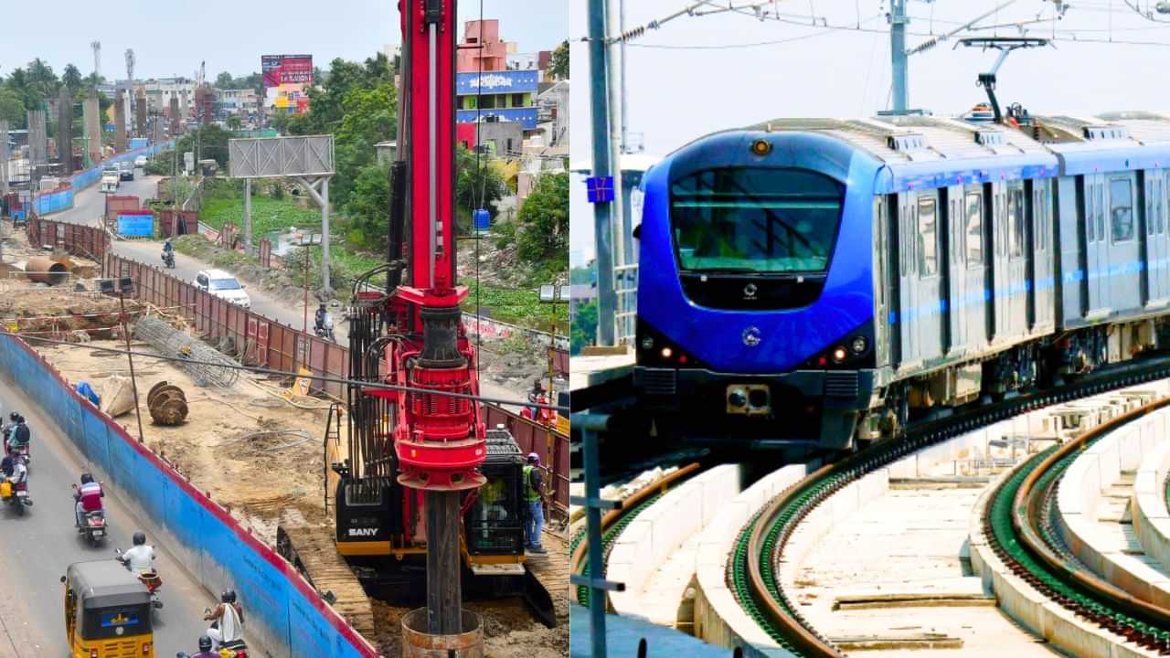 பூந்தமல்லி - போரூர் மெட்ரோ திட்டம்.. ஏப்ரல் மாத இறுதியில் 2 ஆம் கட்ட சோதனை!