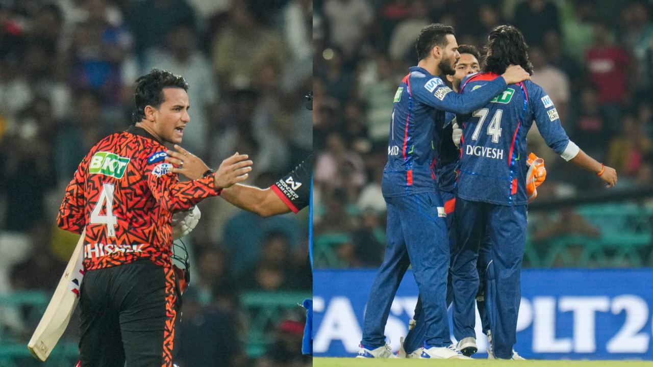 LSG vs SRH: 3 முறை வார்னிங்! மீண்டும் அபிஷேக் சர்மாவுடன் வம்பு.. திக்வேஷ் ரதிக்கு விளையாட தடை! LSG vs SRH: 3 முறை வார்னிங்! மீண்டும் அபிஷேக் சர்மாவுடன் வம்பு.. திக்வேஷ் ரதிக்கு விளையாட தடை!