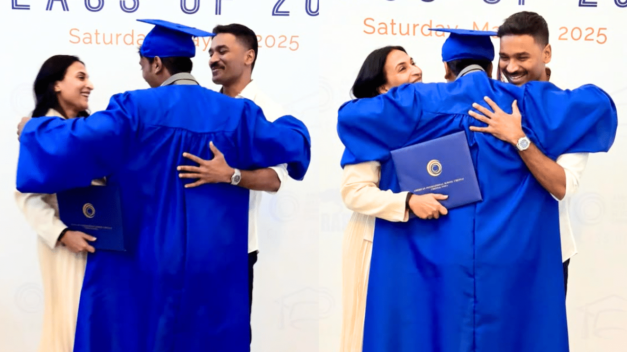 மகனின் பட்டமளிப்பு விழாவிற்காக ஒன்று சேர்ந்த தனுஷ் – ஐஸ்வர்யா ரஜினிகாந்த்: நெகிழ்ச்சி சம்பவம் மகனின் பட்டமளிப்பு விழாவிற்காக ஒன்று சேர்ந்த தனுஷ் – ஐஸ்வர்யா ரஜினிகாந்த்: நெகிழ்ச்சி சம்பவம்
