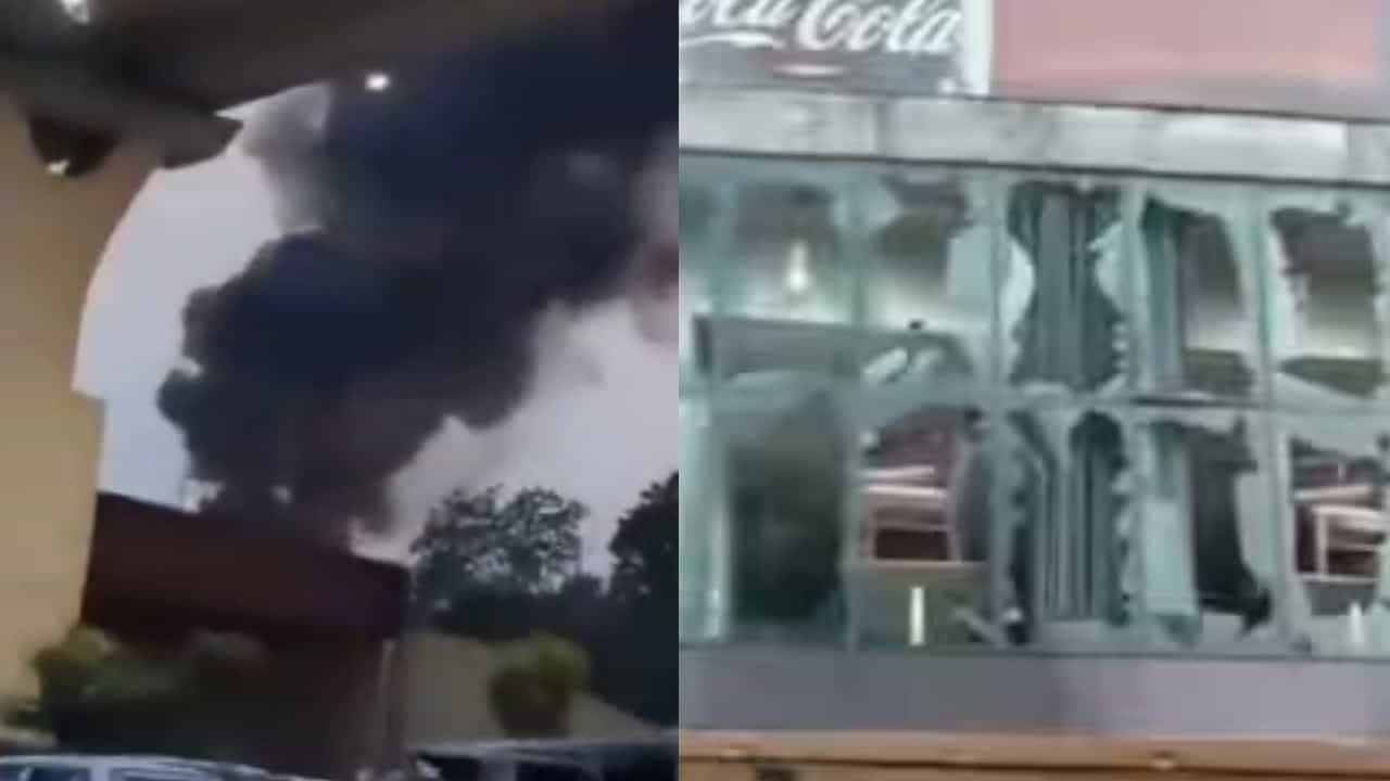 Cricket Stadium Drone Attack: கிரிக்கெட் ஸ்டேடியத்தில் ட்ரோன் அட்டாக்.. அச்சத்தில் ரசிகர்கள்! போட்டி நடைபெறுமா..? Cricket Stadium Drone Attack: கிரிக்கெட் ஸ்டேடியத்தில் ட்ரோன் அட்டாக்.. அச்சத்தில் ரசிகர்கள்! போட்டி நடைபெறுமா..?