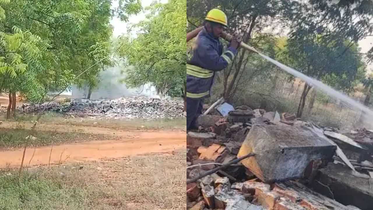 பட்டாசு ஆலையில் வெடி விபத்தால் அதிர்ந்த சிவகாசி..! உயிரிழப்பு தவிர்ப்பு