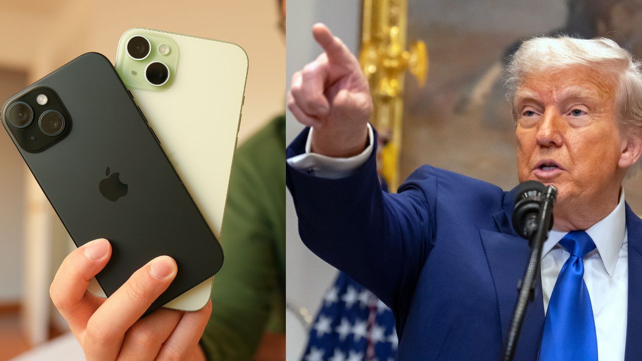 Donald Trump : ஐபோன்களுக்கு 25% வரி.. ஆப்பிள் நிறுவனத்தை எச்சரித்த டொனால்ட் டிரம்ப்! Donald Trump : ஐபோன்களுக்கு 25% வரி.. ஆப்பிள் நிறுவனத்தை எச்சரித்த டொனால்ட் டிரம்ப்!