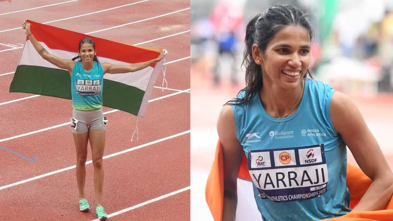 Jyothi Yarraji Wins Gold: 100 மீட்டர் தடை ஓட்டம்.. தடையை உடைத்து தங்கத்தை தூக்கிய ஜோதி யாராஜி!