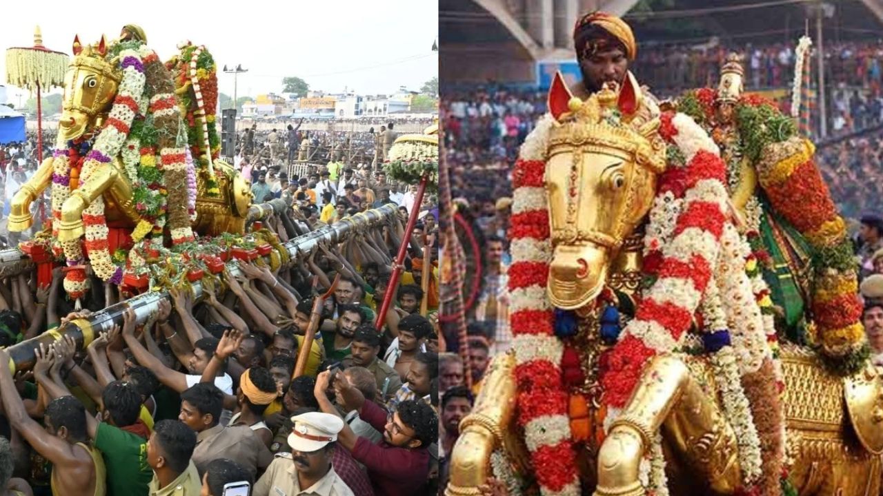 Kallazhagar Vaigai Entry: கள்ளழகர் உடுத்தும் பட்டின் நிறம்.. என்ன அர்த்தம் தெரியுமா? Kallazhagar Vaigai Entry: கள்ளழகர் உடுத்தும் பட்டின் நிறம்.. என்ன அர்த்தம் தெரியுமா?
