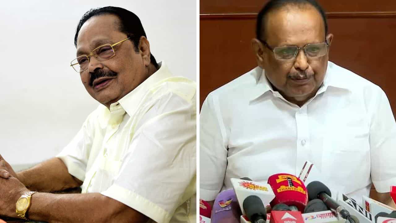 அமைச்சரவையில் இலாகா மாற்றம்.. துரைமுருகன், ரகுபதிக்கு மாறிய துறைகள்.. பின்னணி என்ன? அமைச்சரவையில் இலாகா மாற்றம்.. துரைமுருகன், ரகுபதிக்கு மாறிய துறைகள்.. பின்னணி என்ன?