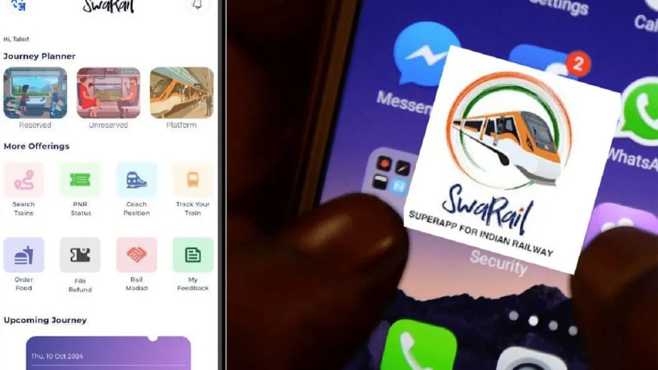SwaRail Vs IRCTC : இந்தியாவின் புதிய சூப்பர் ஆப் – அதில் என்ன ஸ்பெஷல்? SwaRail Vs IRCTC : இந்தியாவின் புதிய சூப்பர் ஆப் – அதில் என்ன ஸ்பெஷல்?