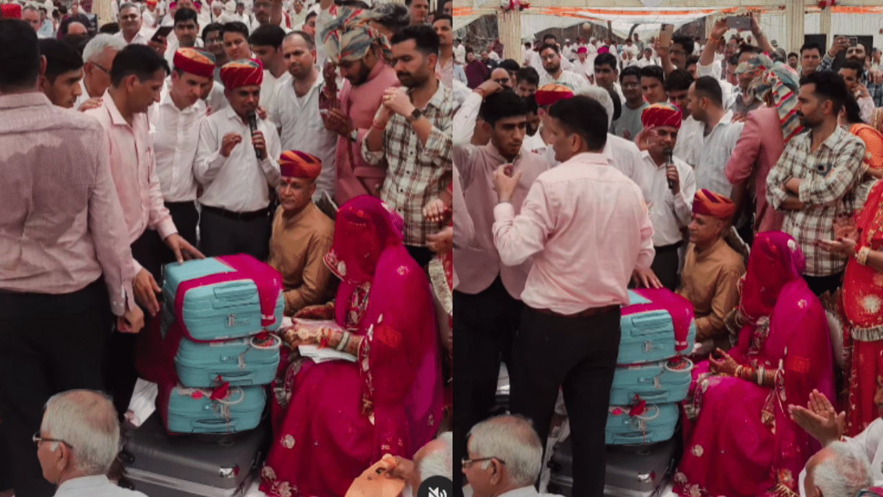 1 கிலோ தங்கம், 20 கிலோ வெள்ளி, ஒரு பெட்ரோல் பங்க் – ரூ.21 கோடிக்கு வரதட்சணை – வைரலாகும் வீடியோ 1 கிலோ தங்கம், 20 கிலோ வெள்ளி, ஒரு பெட்ரோல் பங்க் – ரூ.21 கோடிக்கு வரதட்சணை – வைரலாகும் வீடியோ