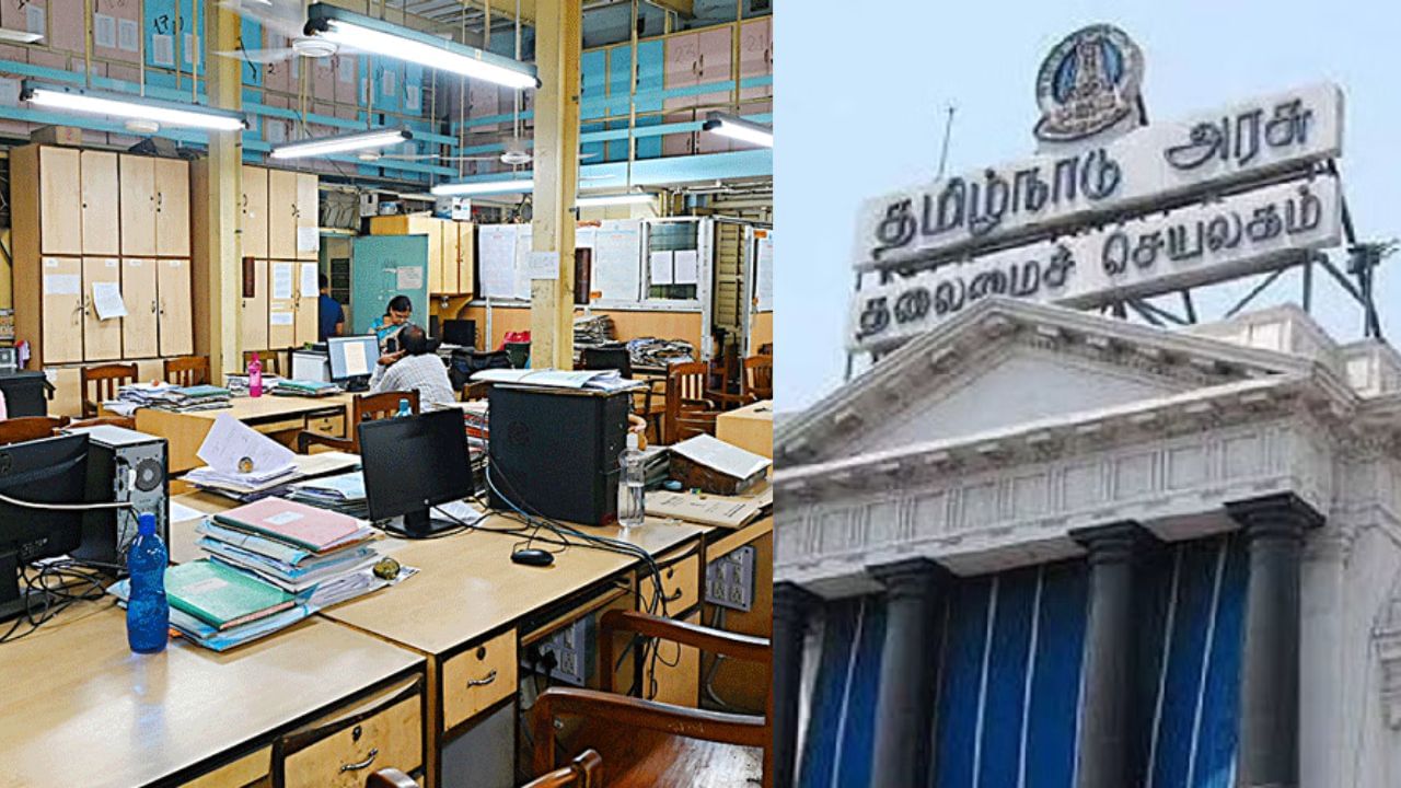 தமிழக அரசுப் பணிகளில் இருந்து இன்று ஒரே நாளில் 8,144 பேர் ஓய்வு