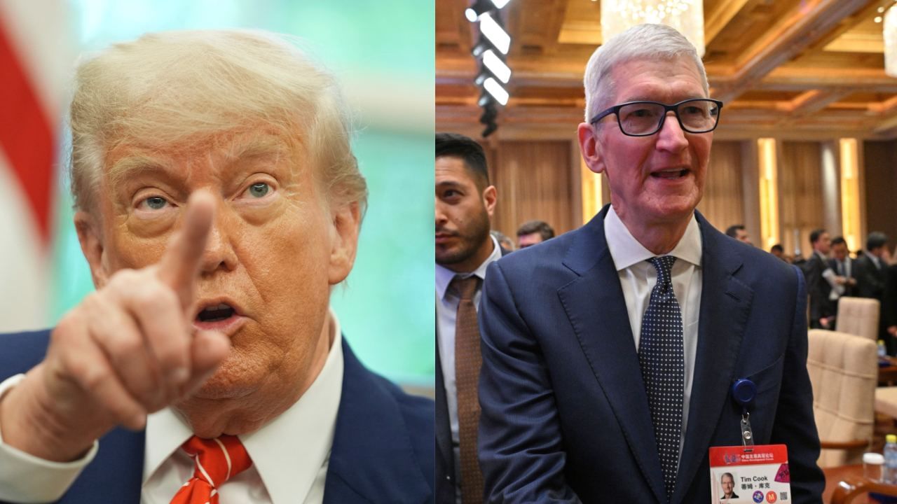 US President Donald Trump: இந்தியாவில் தயாரிப்பதை விரும்பவில்லை.. ஆப்பிள் சிஇஓவிடம் முறையிட்ட டொனால்ட் டிரம்ப்!