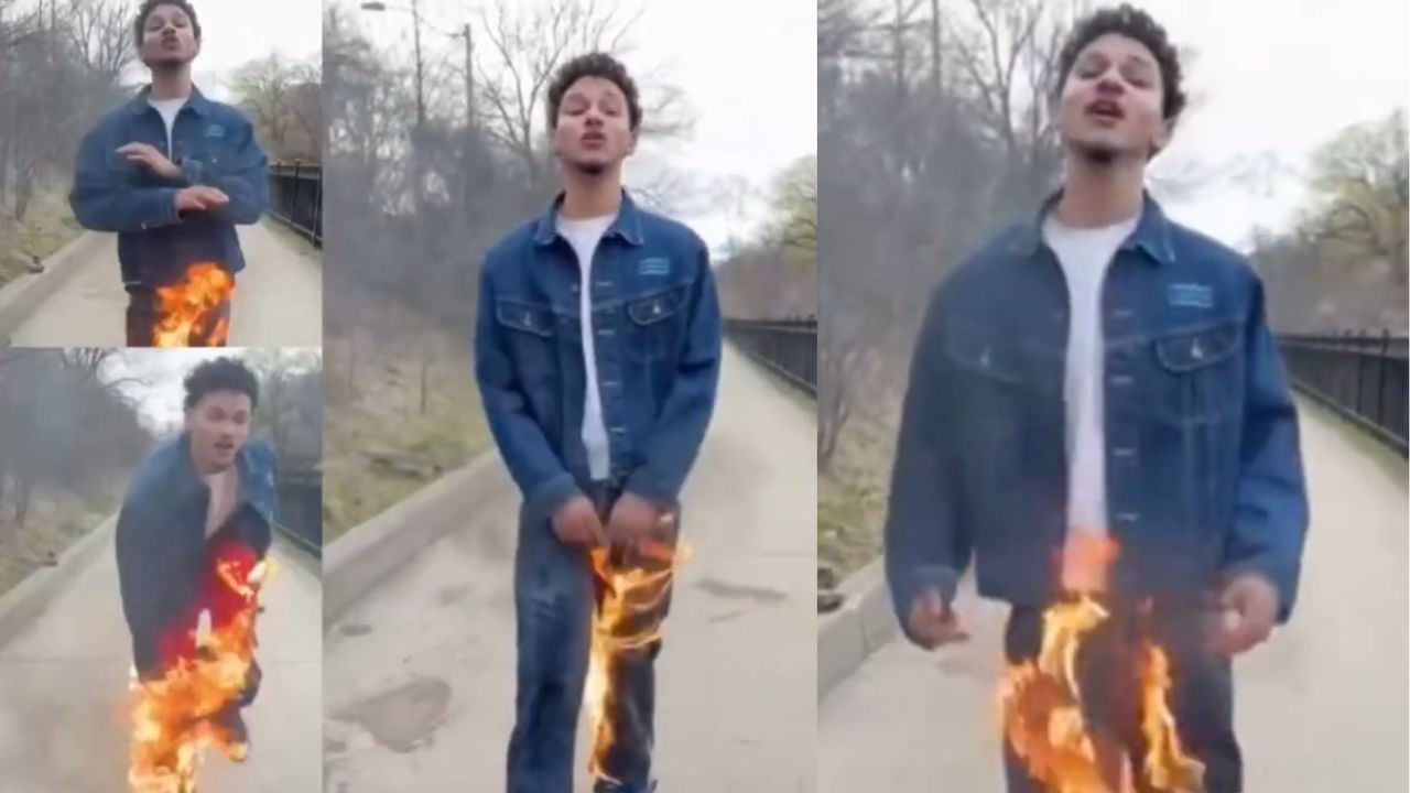Viral Video : வீடியோவுக்காக பேன்டில் தீ பற்ற வைத்த நபர்.. அடுத்து நடந்த அதிர்ச்சி சம்பவம்! Viral Video : வீடியோவுக்காக பேன்டில் தீ பற்ற வைத்த நபர்.. அடுத்து நடந்த அதிர்ச்சி சம்பவம்!