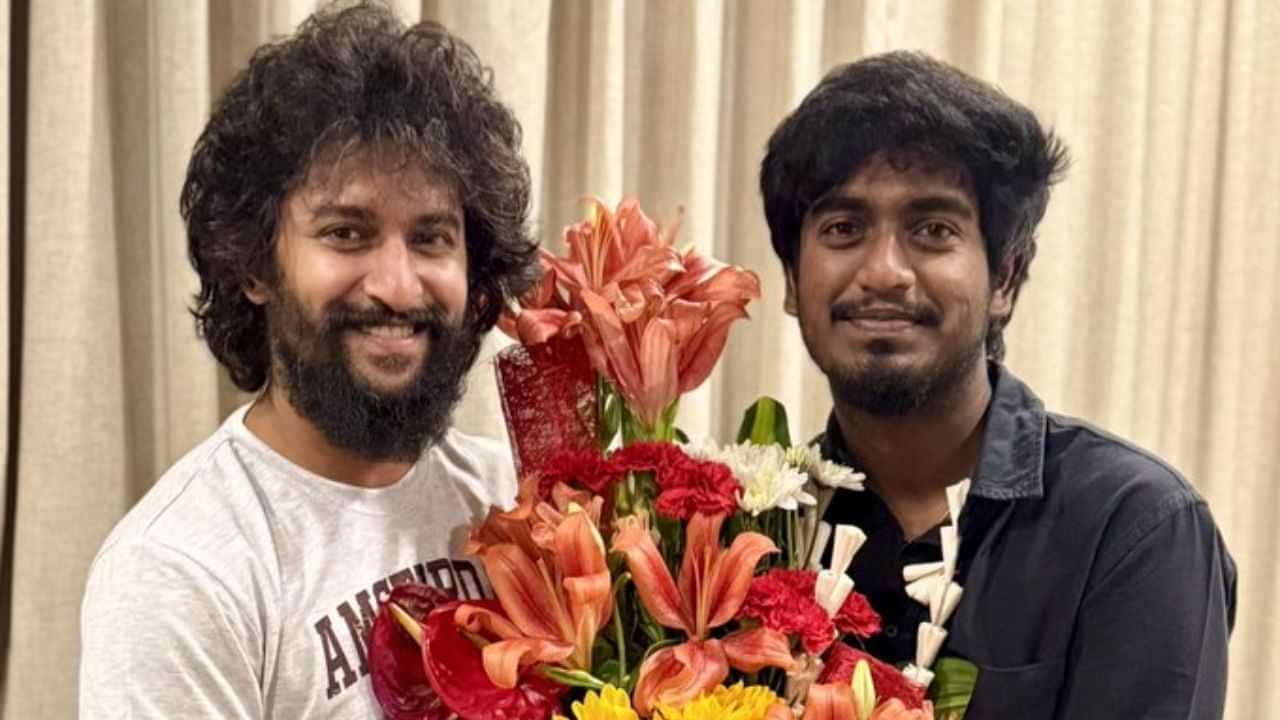 டூரிஸ்ட் ஃபேமிலி பட இயக்குநரை நேரில் அழைத்துப் பாராட்டிய நடிகர் நானி!