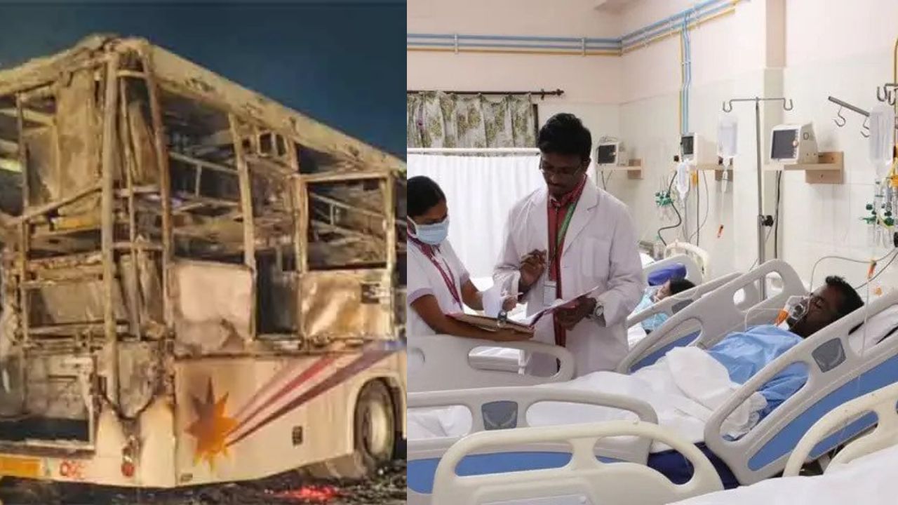கோவை: தடுப்புச்சுவரில் மோதி தனியார் மின்சார ஆம்னி பஸ் விபத்து… 21 பேர் காயம் கோவை: தடுப்புச்சுவரில் மோதி தனியார் மின்சார ஆம்னி பஸ் விபத்து… 21 பேர் காயம்