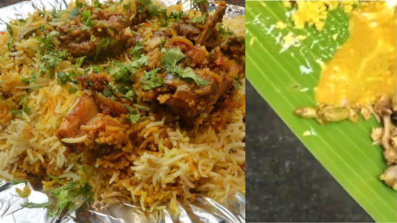 ஹோட்டலில் ஓசியா சாப்பிட இப்படி செய்வதா? பிரியாணியில் இருந்த பல்லி..! ஹோட்டலில் ஓசியா சாப்பிட இப்படி செய்வதா? பிரியாணியில் இருந்த பல்லி..!