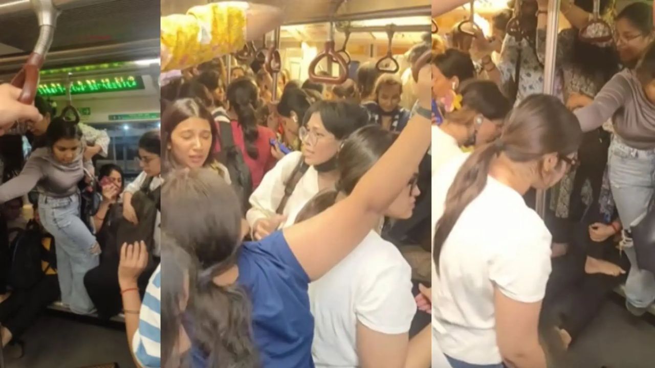 Viral Video : மெட்ரோ ரயில் பெண்கள் பெட்டியில் வந்த பாம்பு?.. அலறி அடித்துக்கொண்டு ஓடிய பயணிகள்! Viral Video : மெட்ரோ ரயில் பெண்கள் பெட்டியில் வந்த பாம்பு?.. அலறி அடித்துக்கொண்டு ஓடிய பயணிகள்!