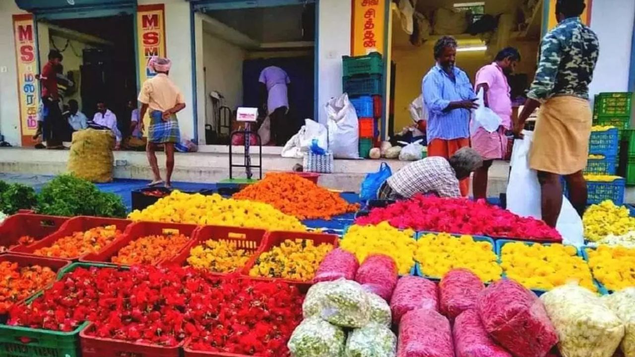 பக்ரீத் பண்டிகையை முன்னிட்டு தோவாளை பூ சந்தையில் பிச்சி, முல்லை பூ விலை இருமடங்காக உயர்வு