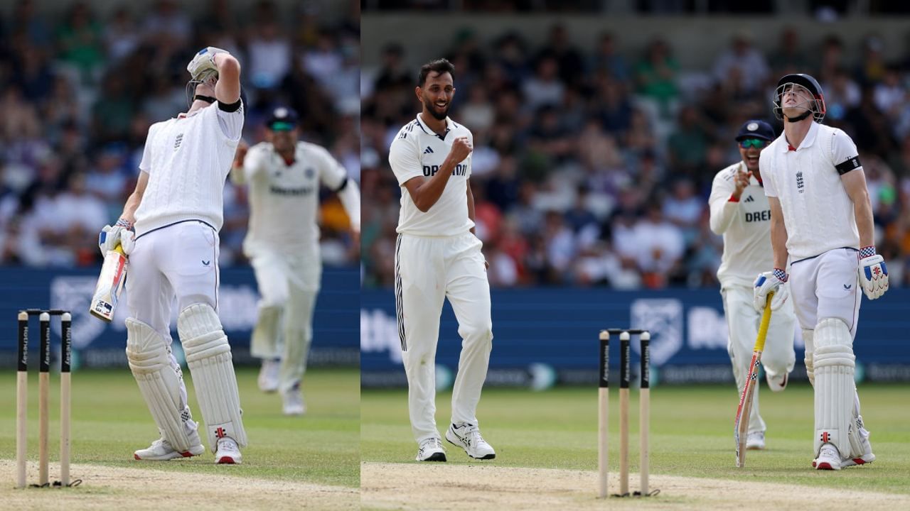 IND vs ENG 1st Test: 99 ரன்களில் அவுட்டான ஹாரி ப்ரூக்.. விக்கெட்டை வீழ்த்தி சாதனை படைத்த பிரசித் கிருஷ்ணா! IND vs ENG 1st Test: 99 ரன்களில் அவுட்டான ஹாரி ப்ரூக்.. விக்கெட்டை வீழ்த்தி சாதனை படைத்த பிரசித் கிருஷ்ணா!