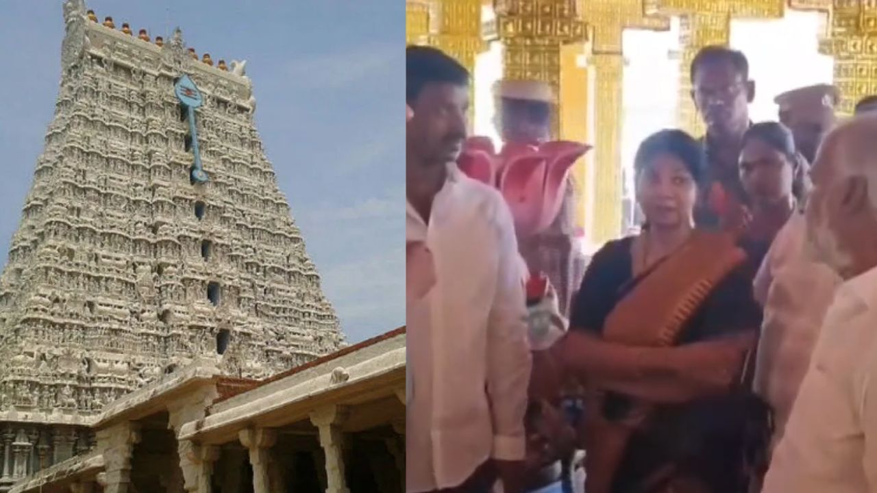 திருச்செந்தூர் முருகன் கோயில் கும்பாபிஷேகம் பணிகள் - பார்வையிட்ட கனிமொழி!