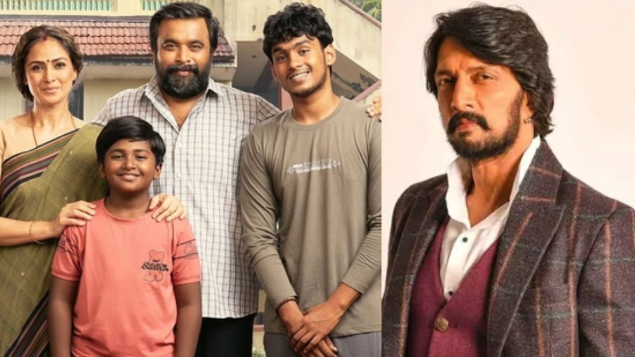 டூரிஸ்ட் ஃபேமிலி படத்தை வெகுவாகப் பாராட்டிய நடிகர் கிச்சா சுதீப்! டூரிஸ்ட் ஃபேமிலி படத்தை வெகுவாகப் பாராட்டிய நடிகர் கிச்சா சுதீப்!