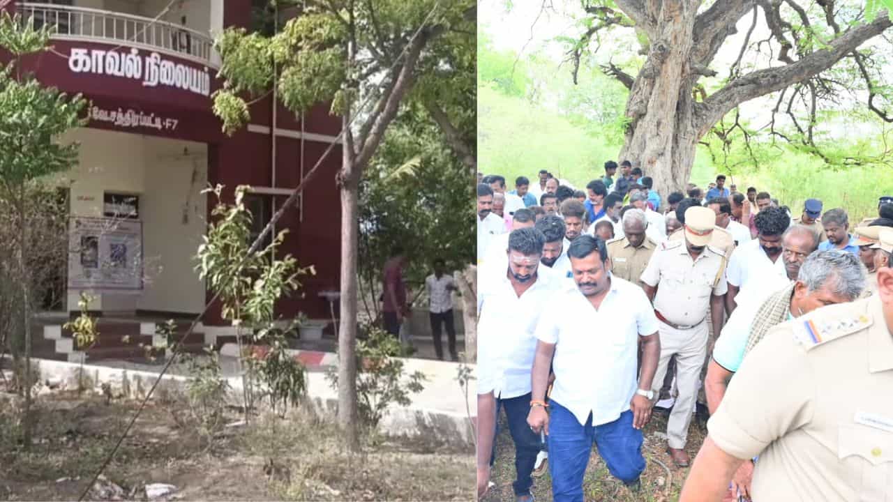 காவல் நிலையத்தை சூறையாடிய கொலை குற்றவாளி.. தனிப்படை அமைத்து தேடுதல் வேட்டை.. காவல் நிலையத்தை சூறையாடிய கொலை குற்றவாளி.. தனிப்படை அமைத்து தேடுதல் வேட்டை..