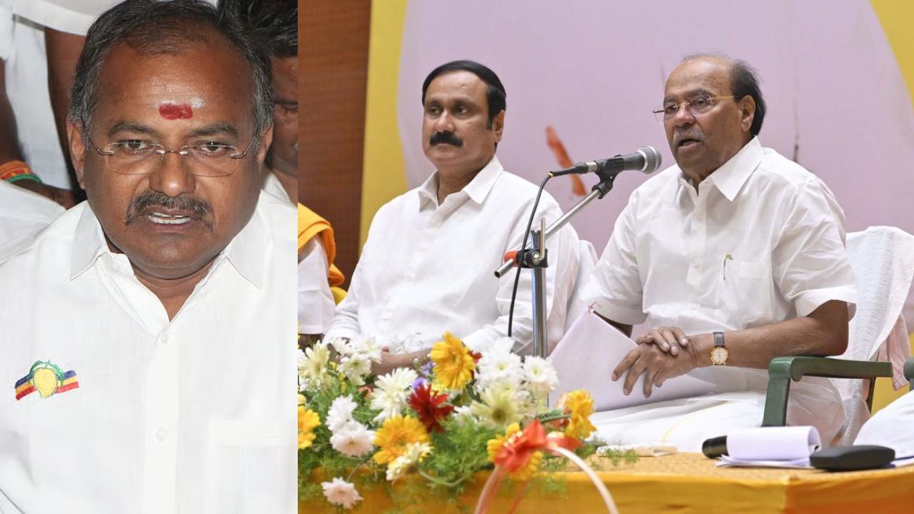 பாமகவில் வலுக்கும் தந்தை மகன் மோதல்.. சமாதான பேச்சுவார்த்தை நடத்த அன்புமணிக்கு அழைப்பு விடுத்த எம்.எல்.ஏ அருள்.. பாமகவில் வலுக்கும் தந்தை மகன் மோதல்.. சமாதான பேச்சுவார்த்தை நடத்த அன்புமணிக்கு அழைப்பு விடுத்த எம்.எல்.ஏ அருள்..