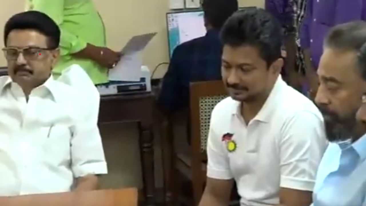 ராஜ்யசபா தேர்தல்: கமல் மற்றும் திமுக வேட்பாளர்கள் முதல்வர் முன்னிலையில் வேட்புமனு தாக்கல்!