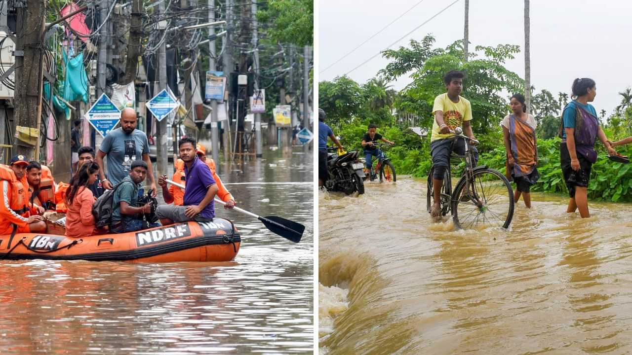 வெள்ளத்தால் தத்தளிக்கும் வடகிழக்கு மாநிலங்கள்.. 30-ஐ தாண்டிய பலி எண்ணிக்கை.. மீட்பு பணிகள் தீவிரம்!