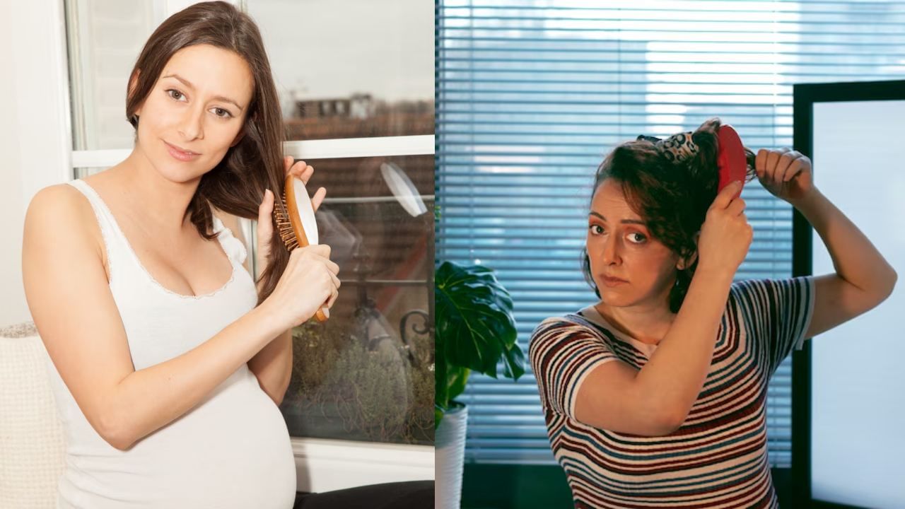 Pregnancy Hair Loss: கர்ப்ப காலத்தில் பெண்களுக்கு முடி உதிர காரணம் என்ன..? இதை செய்தால் தடுக்கலாமா..? Pregnancy Hair Loss: கர்ப்ப காலத்தில் பெண்களுக்கு முடி உதிர காரணம் என்ன..? இதை செய்தால் தடுக்கலாமா..?