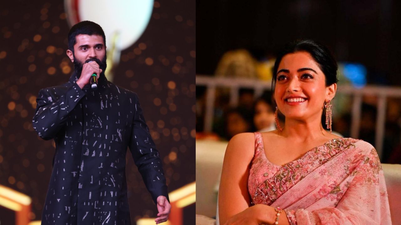 Rashmika Mandanna : விஜய் தேவரகொண்டா குறித்த கேள்வி.. ராஷ்மிகா மந்தனா கொடுத்த கியூட் ரியாக்ஷ்ன்! Rashmika Mandanna : விஜய் தேவரகொண்டா குறித்த கேள்வி.. ராஷ்மிகா மந்தனா கொடுத்த கியூட் ரியாக்ஷ்ன்!