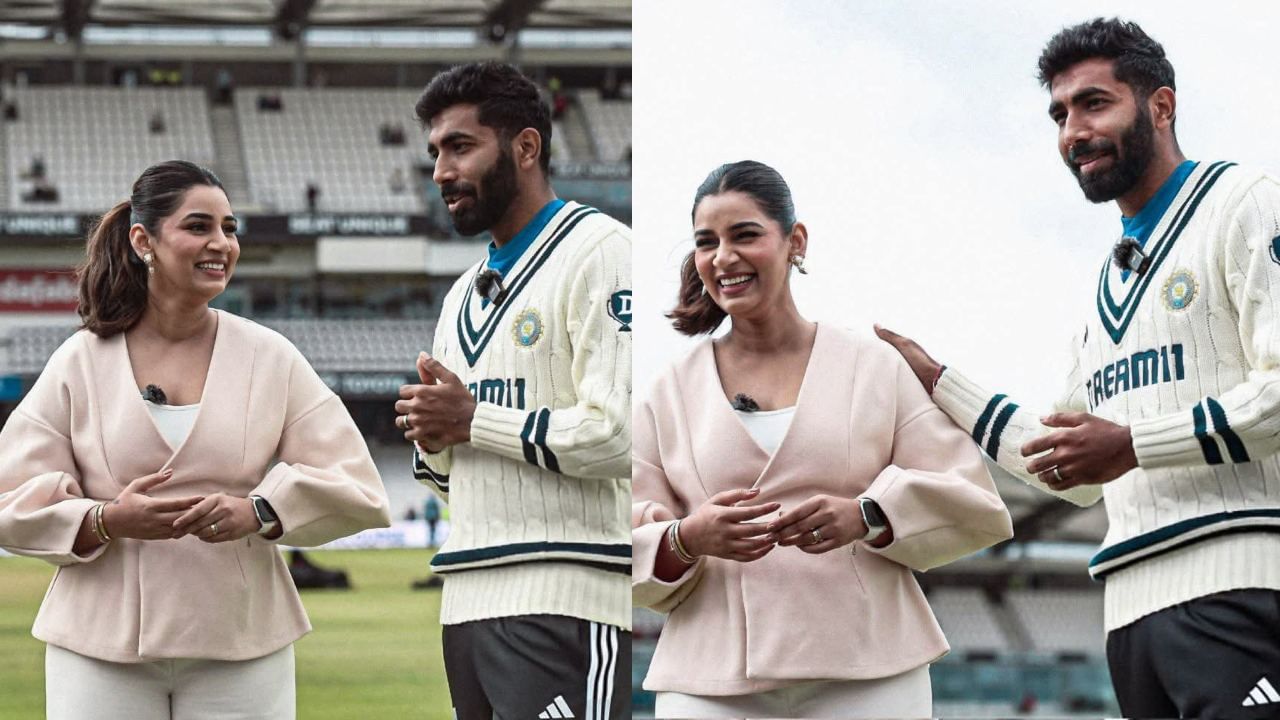 Jasprit Bumrah Fitness: மனைவி சஞ்சனா கேட்ட ஒரு கேள்வி.. பதிலளிக்க மறுத்த பும்ரா! ட்ரெண்டாகும் வீடியோ..! Jasprit Bumrah Fitness: மனைவி சஞ்சனா கேட்ட ஒரு கேள்வி.. பதிலளிக்க மறுத்த பும்ரா! ட்ரெண்டாகும் வீடியோ..!