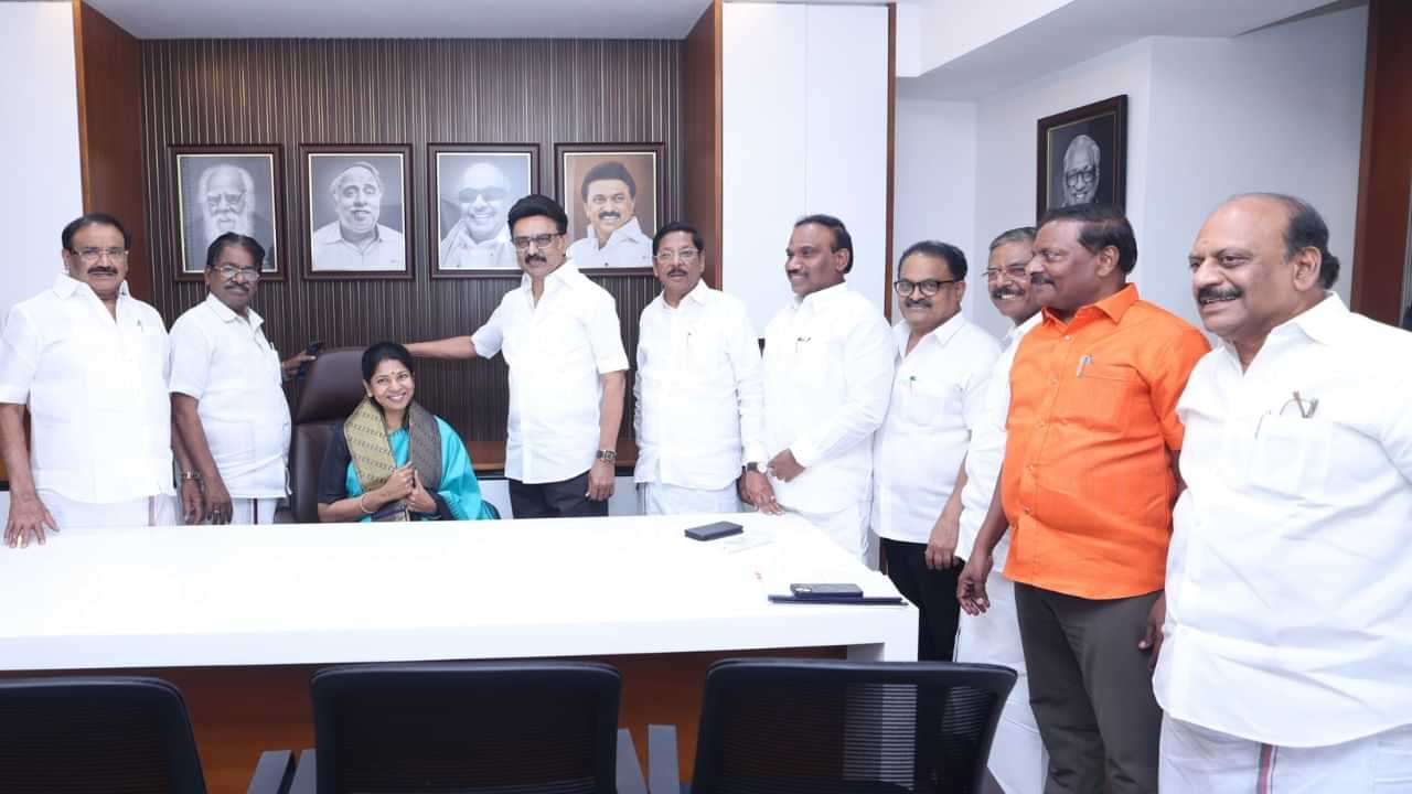 அதிகரிக்கும்  முக்கியத்துவம்.. அண்ணா அறிவாலயத்தில் எம்.பி கனிமொழிக்கு தனியறை..