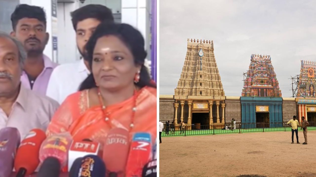 மதுரையில் முருகன் மாநாடு.. தமிழிசை செல்ல இருந்த விமானத்தில் கோளாறு.. என்னாச்சு? மதுரையில் முருகன் மாநாடு.. தமிழிசை செல்ல இருந்த விமானத்தில் கோளாறு.. என்னாச்சு?