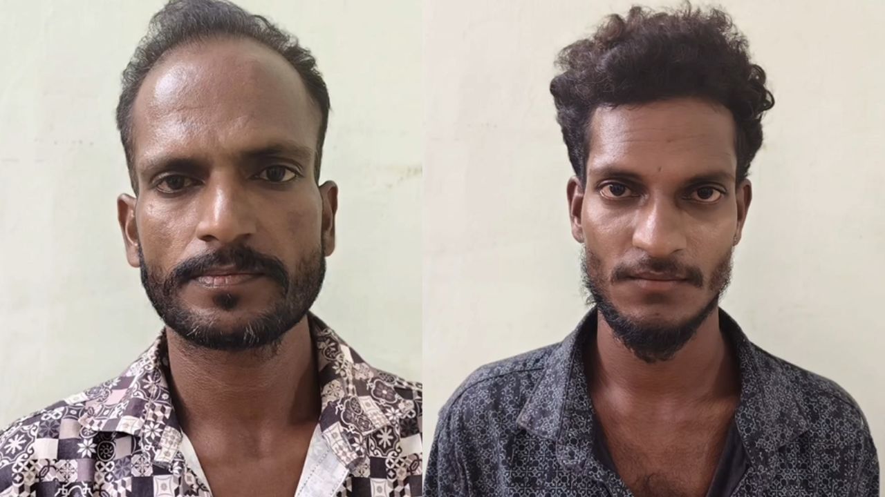 தஞ்சையில் தந்தை, மகனுக்கு அரிவாள் வெட்டு.. இரண்டு பேர் கைது..