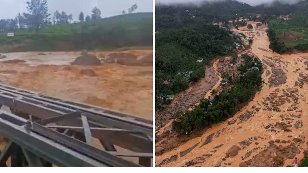 வயநாட்டில் பலத்த மழை..  மீண்டும் நிலச்சரிவு ஏற்படும் அபாயம்.. பீதியில் மக்கள்!