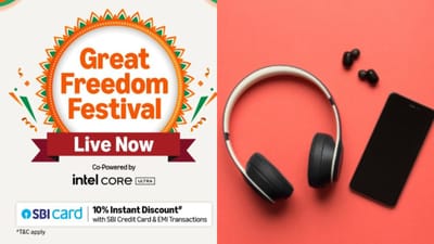 அமேசான் சேல் - முன்னணி பிராண்டு இயர்போன்களுக்கு 75% வரை தள்ளுபடி!