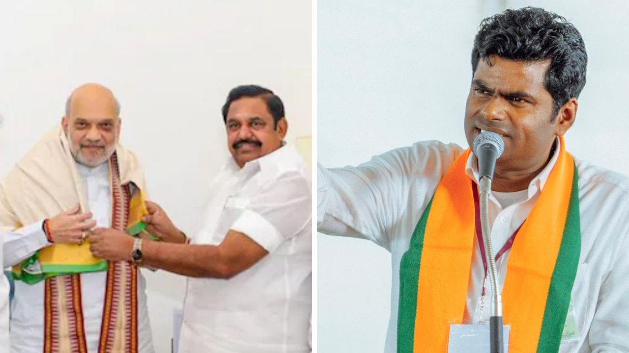 ‘கூட்டணி ஆட்சி தான்… 3 முறை அமித் ஷா சொல்லிவிட்டார்’ அண்ணாமலை பேச்சு! ‘கூட்டணி ஆட்சி தான்… 3 முறை அமித் ஷா சொல்லிவிட்டார்’ அண்ணாமலை பேச்சு!