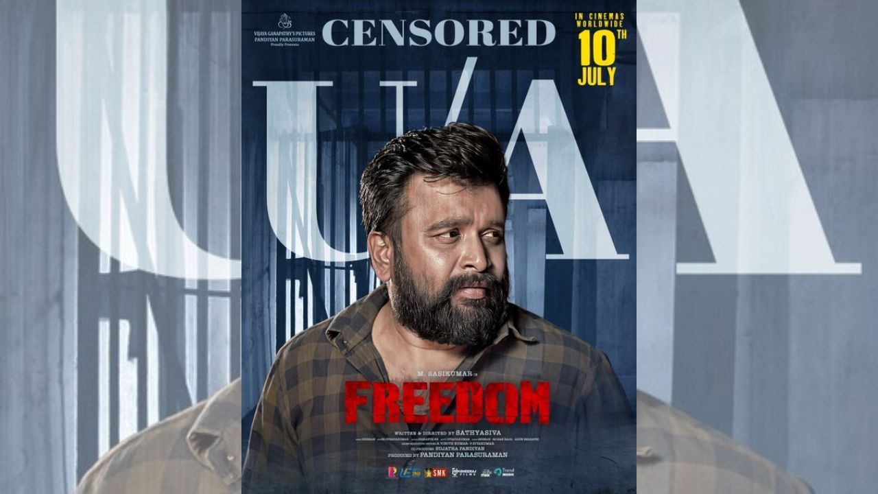 சசிகுமாரின் ஃப்ரீடம் படத்திற்கு யு/ஏ சான்றிதழ் வழங்கியது சென்சார் போர்ட்
