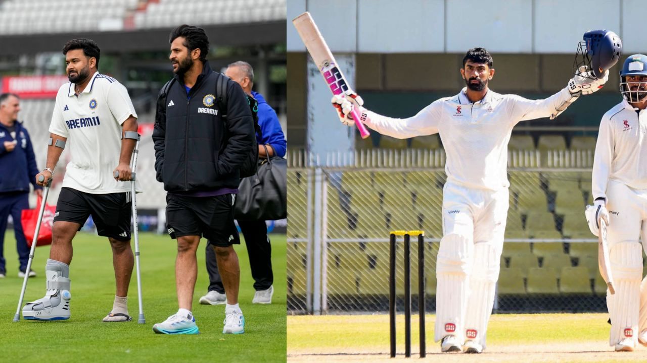 India vs England 5th Test: காயத்தால் வெளியேறிய ரிஷப் பண்ட்.. துருவ் ஜூரெல் – ஜெகதீசனுக்கு இடையே கடும் போட்டி! யாருக்கு வாய்ப்பு? India vs England 5th Test: காயத்தால் வெளியேறிய ரிஷப் பண்ட்.. துருவ் ஜூரெல் – ஜெகதீசனுக்கு இடையே கடும் போட்டி! யாருக்கு வாய்ப்பு?