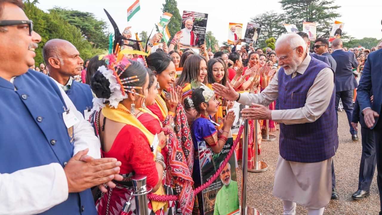 Narendra Modi : இங்கிலாந்து சென்றடைந்தார் பிரதமர் நரேந்திர மோடி.. உற்சாக வரவேற்பு!