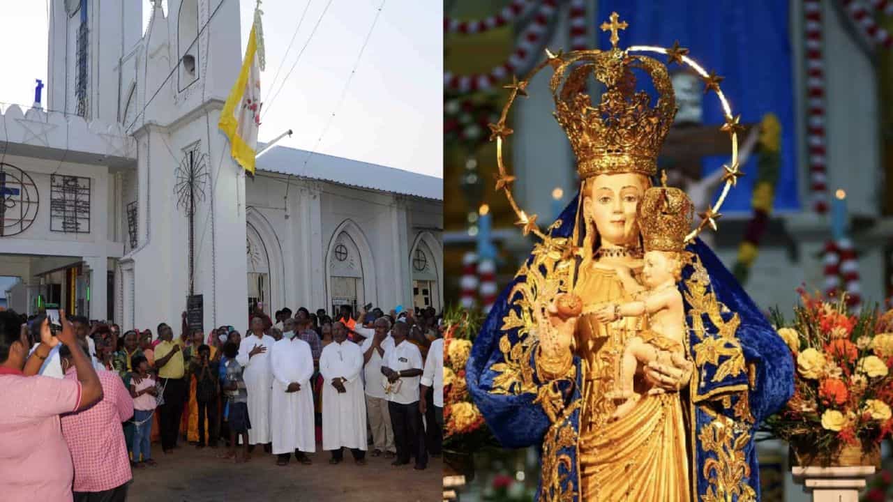 Our Lady of Snows: தூத்துக்குடி பனிமயமாதா திருவிழா.. கொடியேற்றத்துடன் கோலாகல தொடக்கம்! Our Lady of Snows: தூத்துக்குடி பனிமயமாதா திருவிழா.. கொடியேற்றத்துடன் கோலாகல தொடக்கம்!