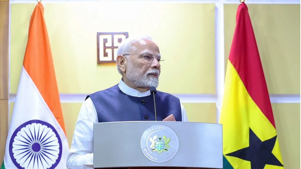 ’ஜனநாயகம் அமைப்பு அல்ல.. கலாச்சாரம்’ கானா நாடாளுமன்றத்தில் பிரதமர் மோடி பேச்சு! ’ஜனநாயகம் அமைப்பு அல்ல.. கலாச்சாரம்’ கானா நாடாளுமன்றத்தில் பிரதமர் மோடி பேச்சு!