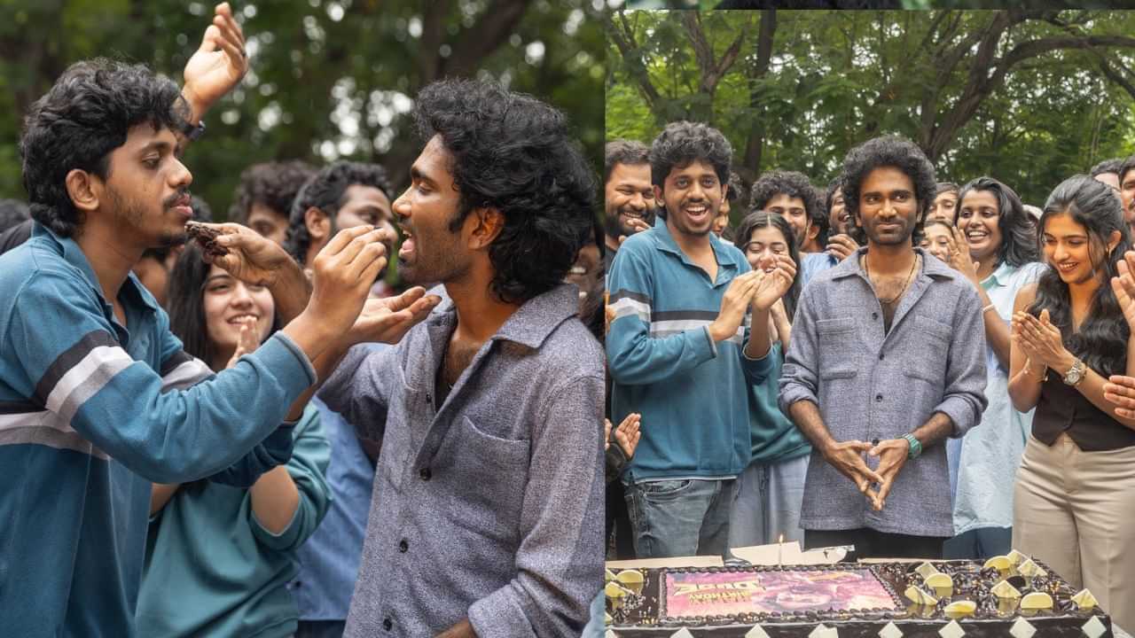 Pradeep Ranganathan:  பிறந்தநாளை டியூட் படக்குழுவுடன் கொண்டாடிய பிரதீப் ரங்கநாதன்!