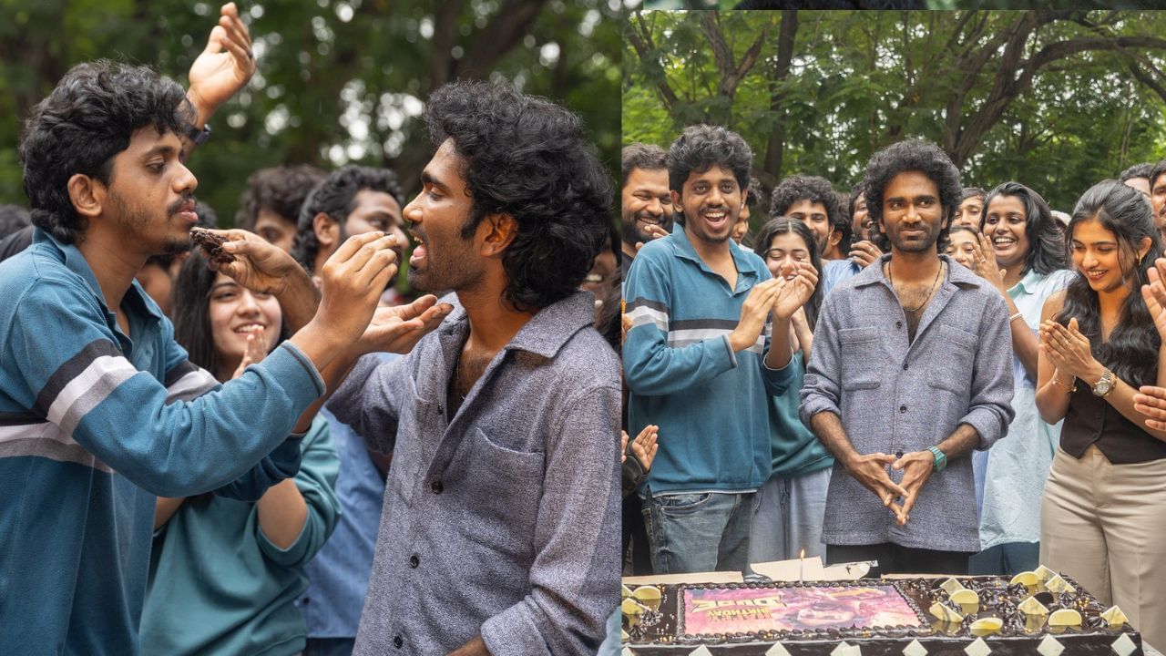 Pradeep Ranganathan: பிறந்தநாளை ‘டியூட்’ படக்குழுவுடன் கொண்டாடிய பிரதீப் ரங்கநாதன்! Pradeep Ranganathan: பிறந்தநாளை ‘டியூட்’ படக்குழுவுடன் கொண்டாடிய பிரதீப் ரங்கநாதன்!