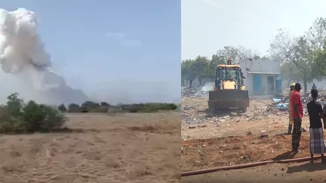 சாத்தூர் அருகே பட்டாசு ஆலையில் ஏற்பட்ட வெடி விபத்து.. ஒருவர் உயிரிழப்பு.. சாத்தூர் அருகே பட்டாசு ஆலையில் ஏற்பட்ட வெடி விபத்து.. ஒருவர் உயிரிழப்பு..