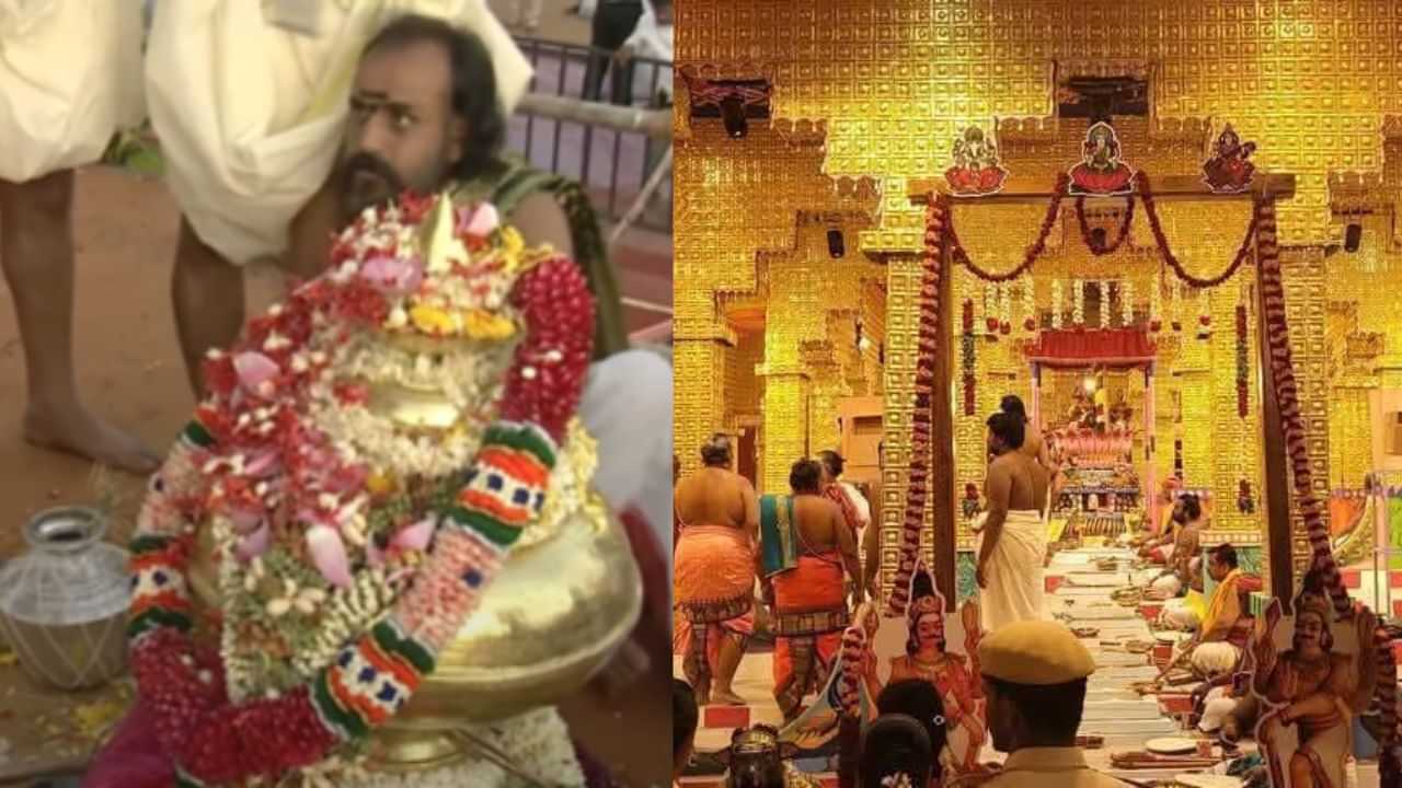 விண்ணை பிளக்கும் அரோகரா முழக்கம்.. விமர்சையாக நடைபெற்ற திருச்செந்தூர் மகா கும்பாபிஷேக விழா..