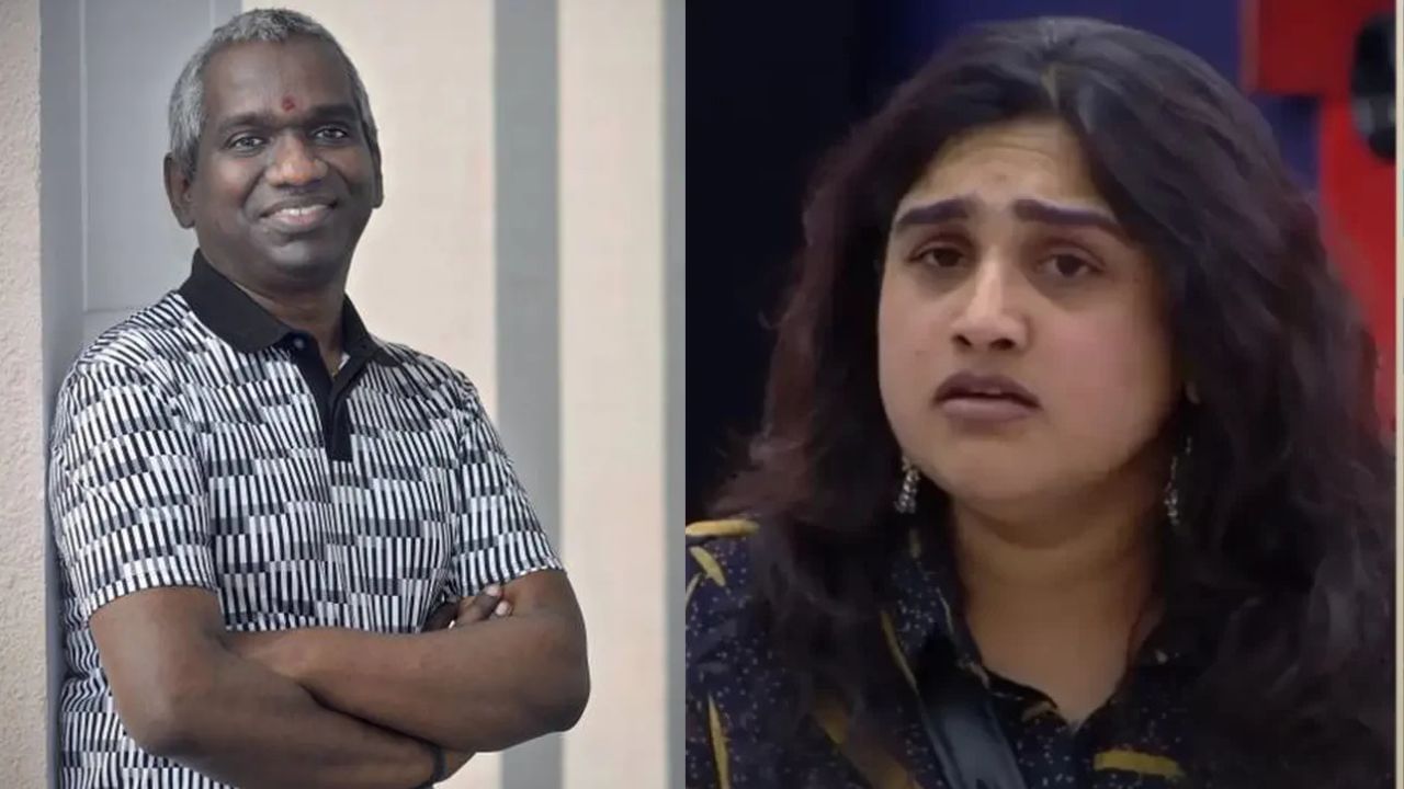 Vanitha Vijayakumar : கார்த்திக் ராஜா எனது சிறந்த நண்பர்.. விமர்சனங்களுக்கு வனிதா விஜயகுமார் விளக்கம்! Vanitha Vijayakumar : கார்த்திக் ராஜா எனது சிறந்த நண்பர்.. விமர்சனங்களுக்கு வனிதா விஜயகுமார் விளக்கம்!