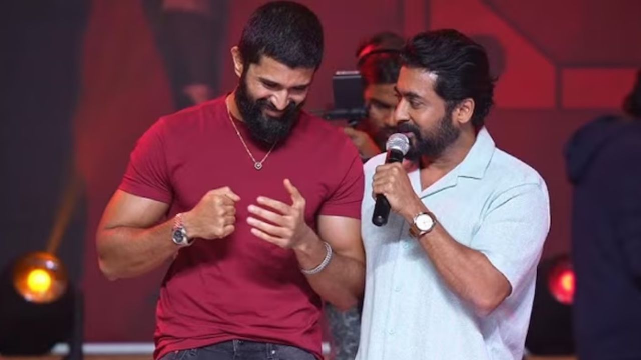 சூர்யா அண்ணாவிற்கு நன்றி சொல்ல கடமைப்பட்டுள்ளேன் – விஜய் தேவரகொண்டா நெகிழ்ச்சிப் பேச்சு!