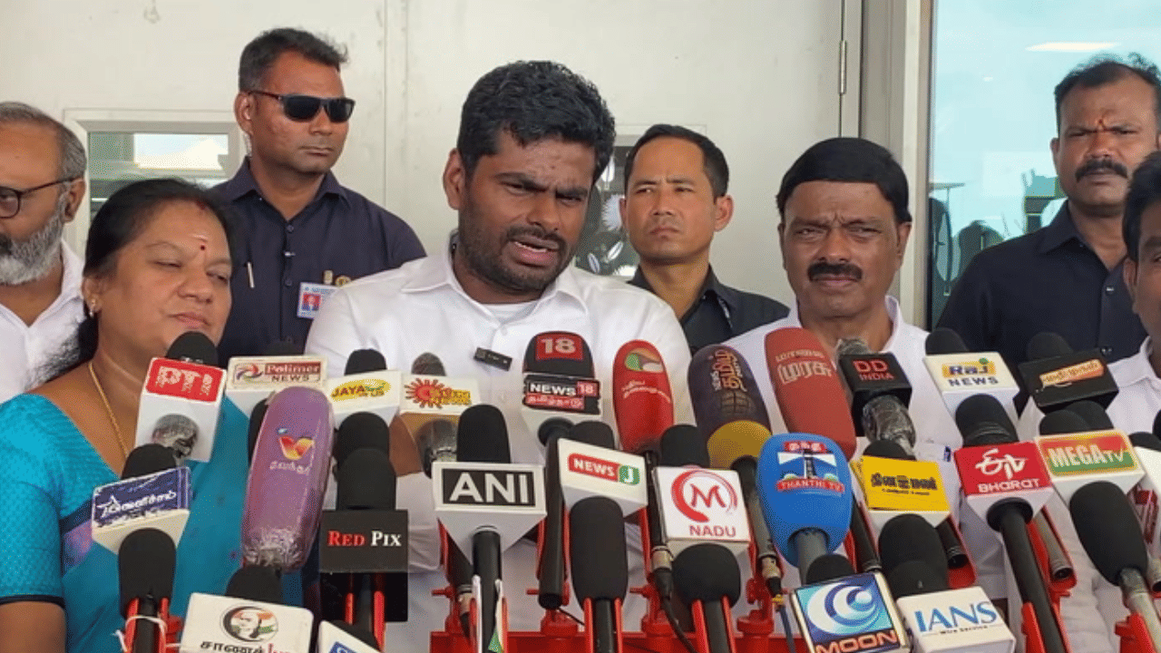 திமுக எங்களைப் பார்த்து பயப்படுகிறது - அண்ணாமலை விமர்சனம்