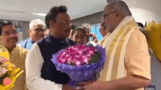 டெல்லியில் சி.பி.ராதாகிருஷ்ணனுக்கு உற்சாக வரவேற்பு
