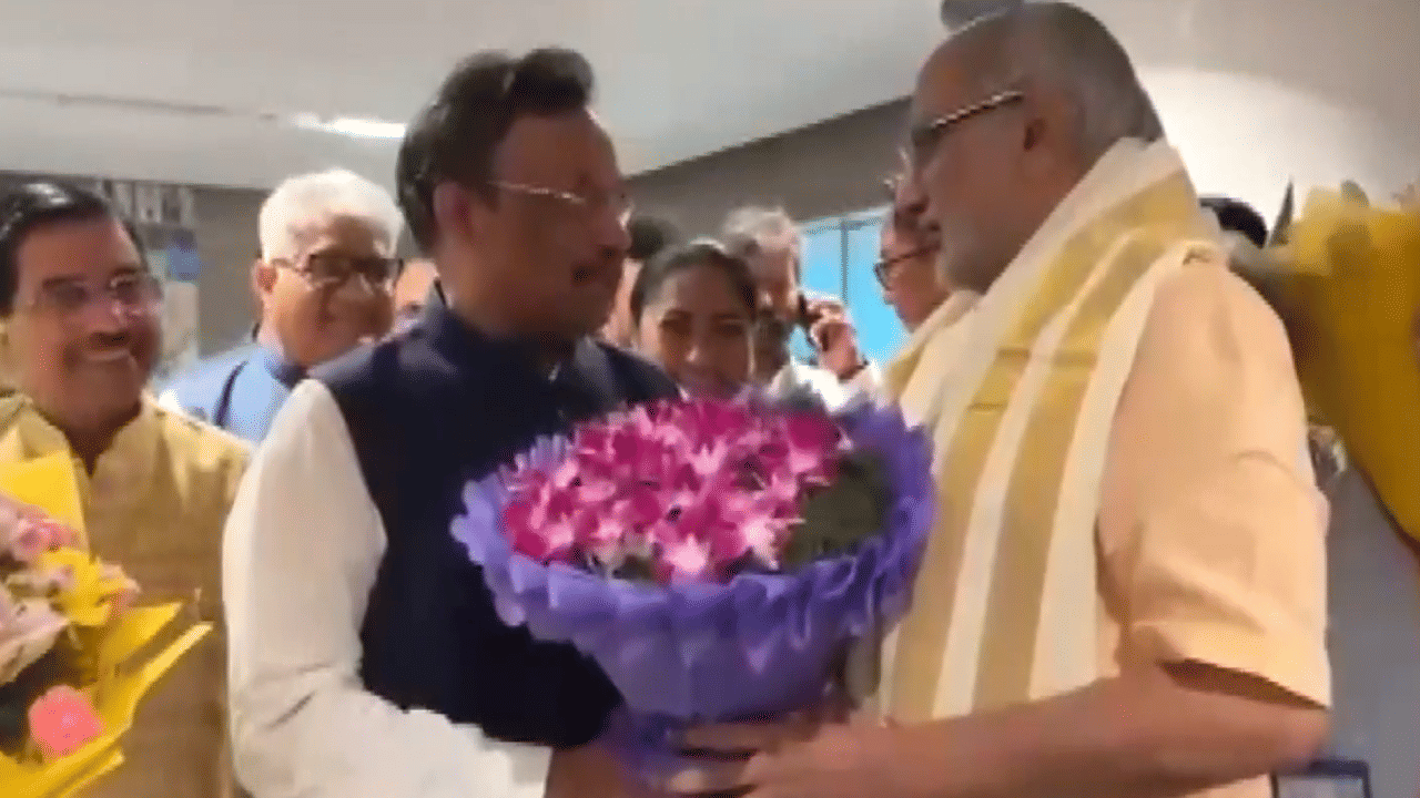 டெல்லியில் சி.பி.ராதாகிருஷ்ணனுக்கு உற்சாக வரவேற்பு