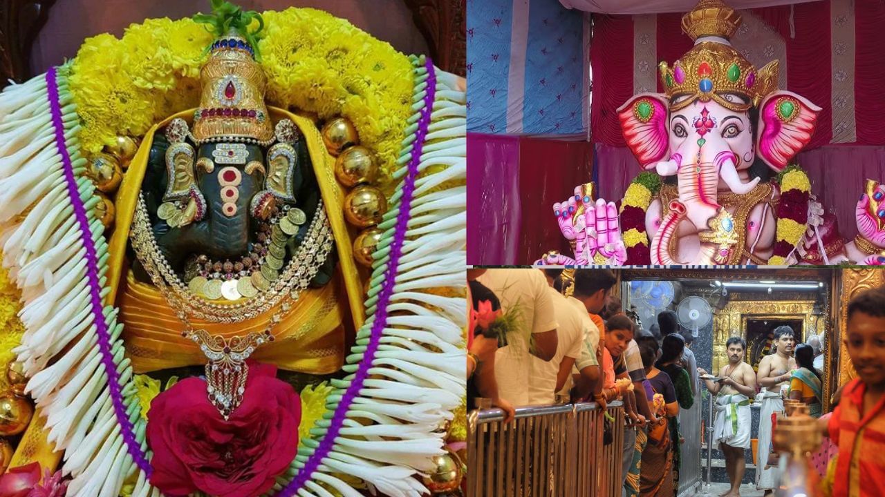 Vinayagar Chaturthi: விநாயகர் சதுர்த்தி கொண்டாட்டம்.. கோயில்களில் குவியும் பக்தர்கள்! Vinayagar Chaturthi: விநாயகர் சதுர்த்தி கொண்டாட்டம்.. கோயில்களில் குவியும் பக்தர்கள்!